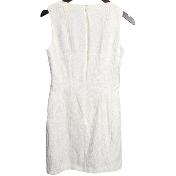 Nanette Lepore Mini White Textured Dress Size 8 - Picture 2 of 9